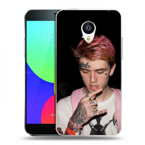 Дизайнерский пластиковый чехол для Meizu MX4 Pro  Lil Peep