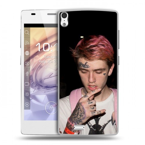 Дизайнерский пластиковый чехол для Prestigio Grace  Lil Peep