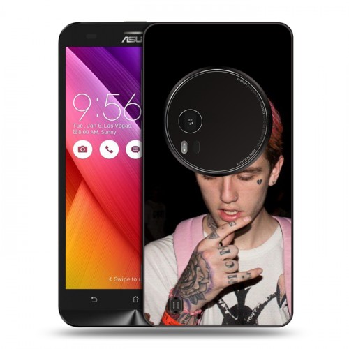 Дизайнерский силиконовый чехол для Asus Zenfone Zoom  Lil Peep