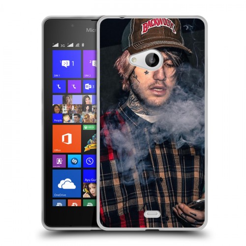 Дизайнерский пластиковый чехол для Microsoft Lumia 540  Lil Peep