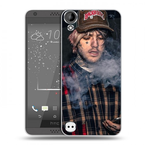 Дизайнерский пластиковый чехол для HTC Desire 530  Lil Peep