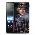 Дизайнерский пластиковый чехол для Sony Xperia TX  Lil Peep