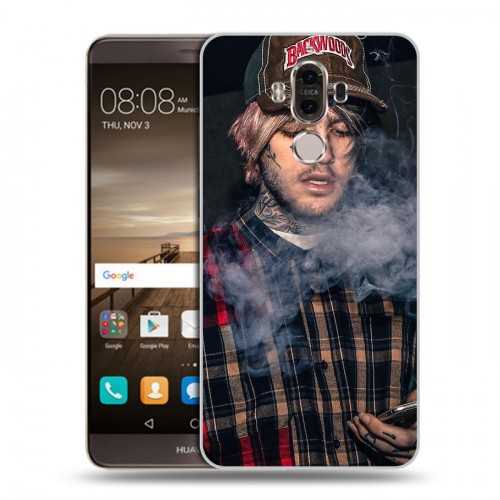 Дизайнерский пластиковый чехол для Huawei Mate 9  Lil Peep