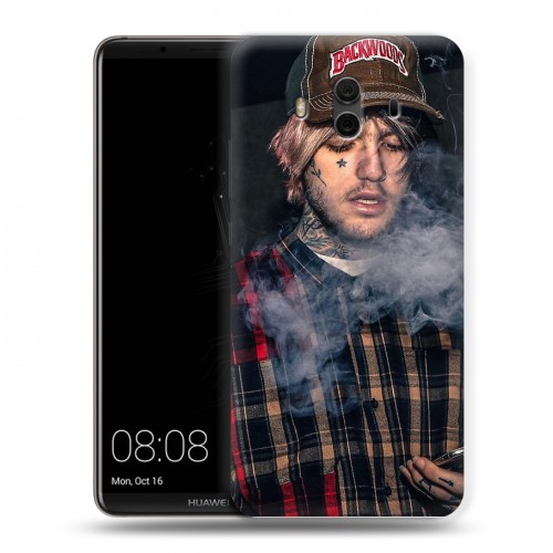 Дизайнерский пластиковый чехол для Huawei Mate 10  Lil Peep