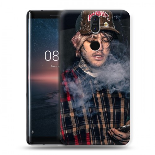 Дизайнерский пластиковый чехол для Nokia 8 Sirocco  Lil Peep