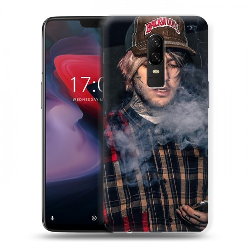 Дизайнерский пластиковый чехол для OnePlus 6  Lil Peep