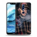 Дизайнерский силиконовый чехол для Nokia 5.1 Plus  Lil Peep