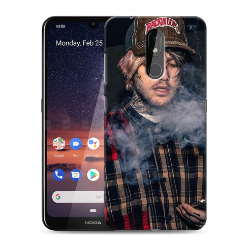 Дизайнерский силиконовый чехол для Nokia 3.2  Lil Peep