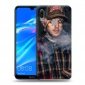 Дизайнерский пластиковый чехол для Huawei Y6 (2019)  Lil Peep