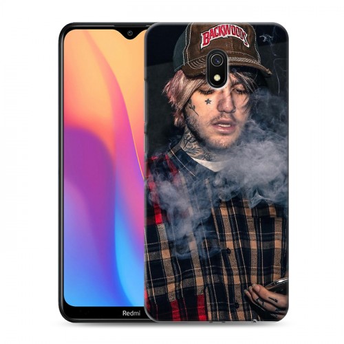 Дизайнерский силиконовый с усиленными углами чехол для Xiaomi RedMi 8A  Lil Peep