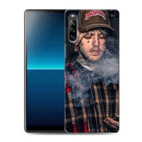 Дизайнерский силиконовый с усиленными углами чехол для Sony Xperia L4  Lil Peep