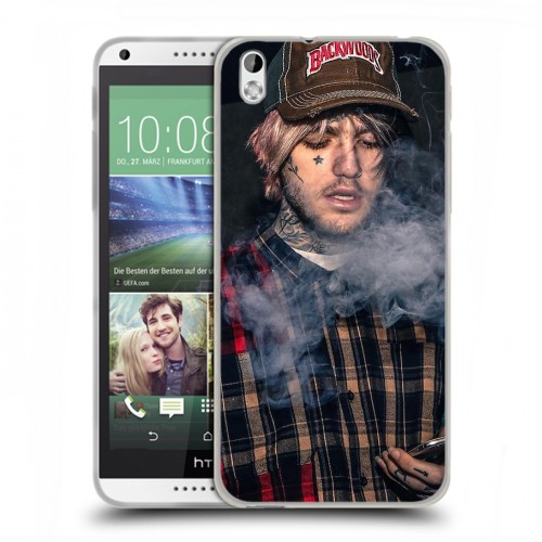 Дизайнерский пластиковый чехол для HTC Desire 816  Lil Peep