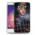 Дизайнерский пластиковый чехол для LG L60  Lil Peep