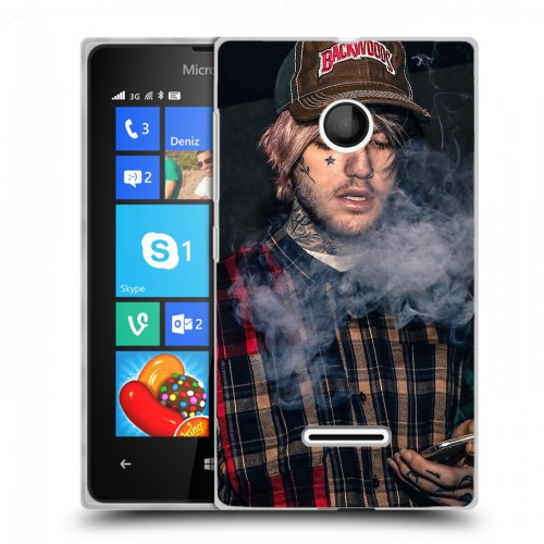 Дизайнерский пластиковый чехол для Microsoft Lumia 435  Lil Peep