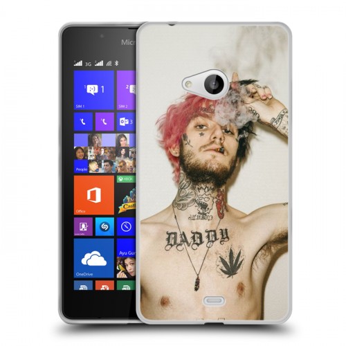 Дизайнерский пластиковый чехол для Microsoft Lumia 540  Lil Peep