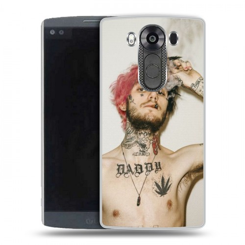 Дизайнерский пластиковый чехол для LG V10  Lil Peep