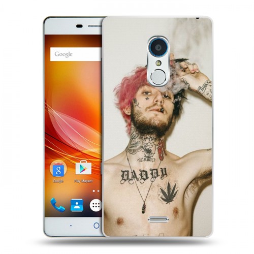 Дизайнерский пластиковый чехол для ZTE Blade X9  Lil Peep