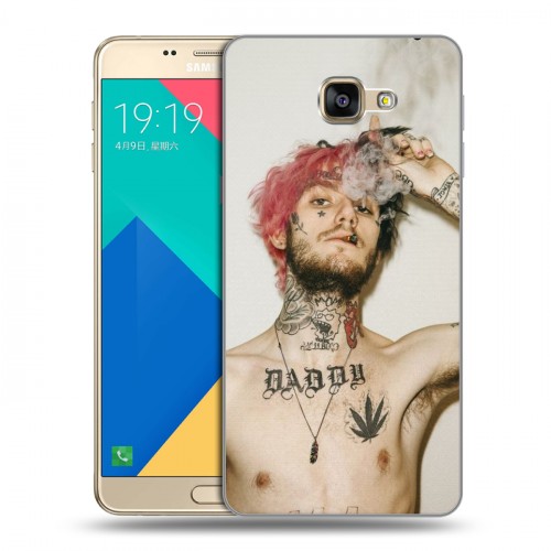 Дизайнерский силиконовый чехол для Samsung Galaxy A9  Lil Peep