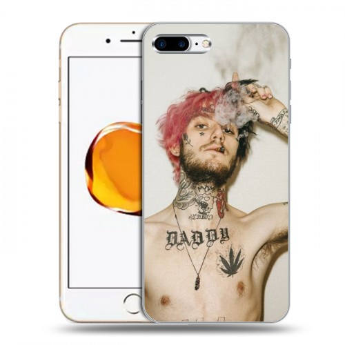 Дизайнерский пластиковый чехол для Iphone 7 Plus / 8 Plus  Lil Peep