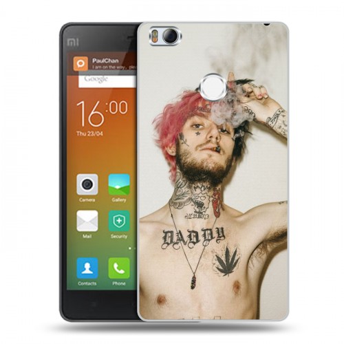 Дизайнерский пластиковый чехол для Xiaomi Mi4S  Lil Peep