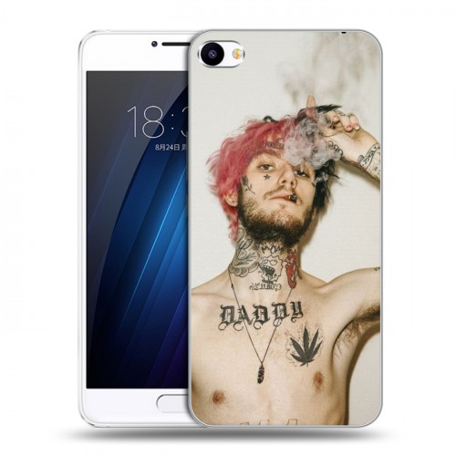 Дизайнерский пластиковый чехол для Meizu U20  Lil Peep