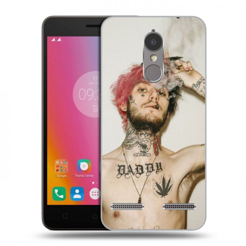 Дизайнерский пластиковый чехол для Lenovo K6  Lil Peep