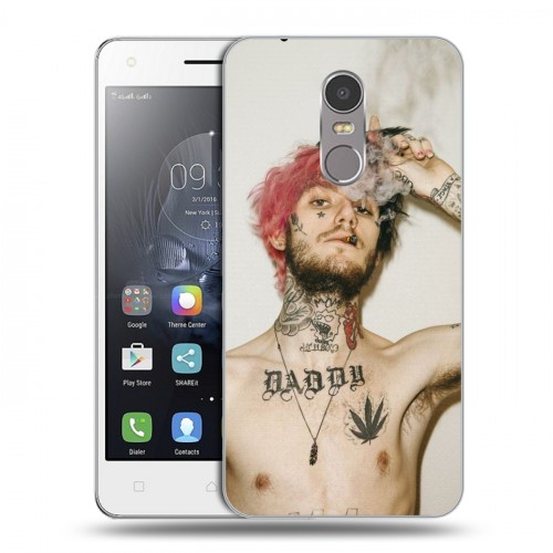 Дизайнерский пластиковый чехол для Lenovo K6 Note  Lil Peep