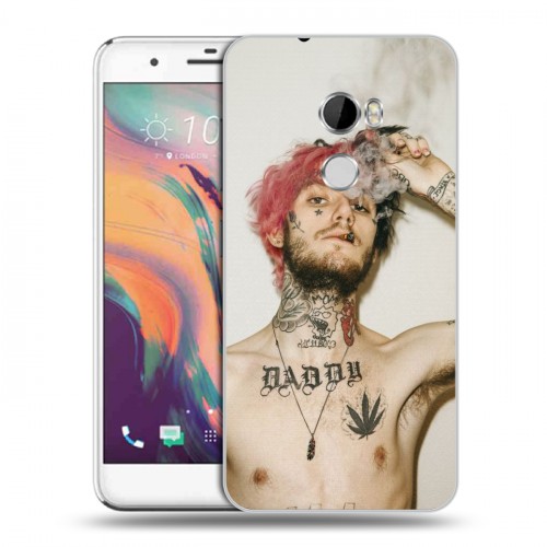 Дизайнерский пластиковый чехол для HTC One X10  Lil Peep