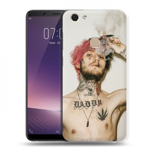 Дизайнерский пластиковый чехол для Vivo V7  Lil Peep