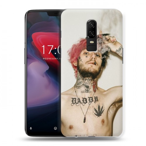 Дизайнерский пластиковый чехол для OnePlus 6  Lil Peep