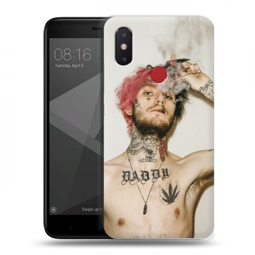 Дизайнерский пластиковый чехол для Xiaomi Mi8 SE  Lil Peep