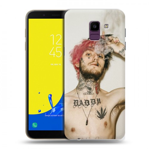 Дизайнерский пластиковый чехол для Samsung Galaxy J6  Lil Peep