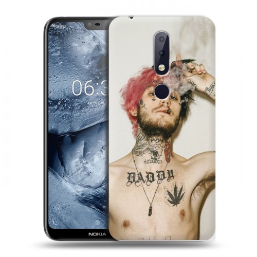 Дизайнерский пластиковый чехол для Nokia 6.1 Plus  Lil Peep