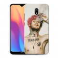 Дизайнерский силиконовый с усиленными углами чехол для Xiaomi RedMi 8A  Lil Peep