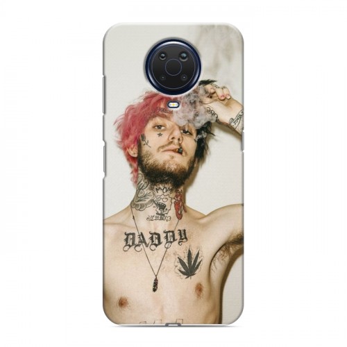 Дизайнерский силиконовый с усиленными углами чехол для Nokia G20  Lil Peep