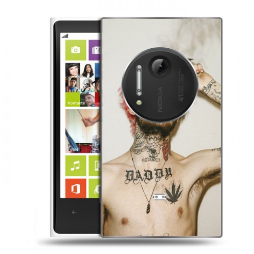 Дизайнерский пластиковый чехол для Nokia Lumia 1020  Lil Peep