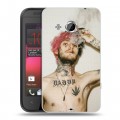 Дизайнерский пластиковый чехол для HTC Desire 200  Lil Peep