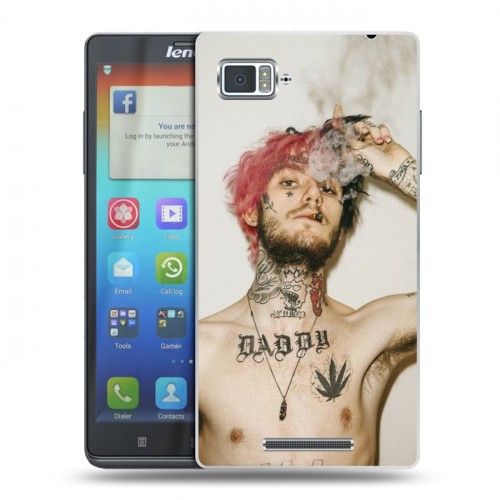 Дизайнерский пластиковый чехол для Lenovo Vibe Z  Lil Peep