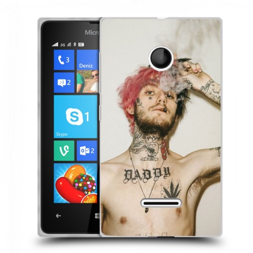 Дизайнерский пластиковый чехол для Microsoft Lumia 435  Lil Peep