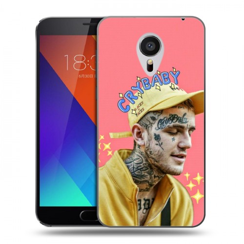 Дизайнерский пластиковый чехол для Meizu MX5  Lil Peep