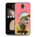 Дизайнерский пластиковый чехол для ASUS Zenfone Go  Lil Peep