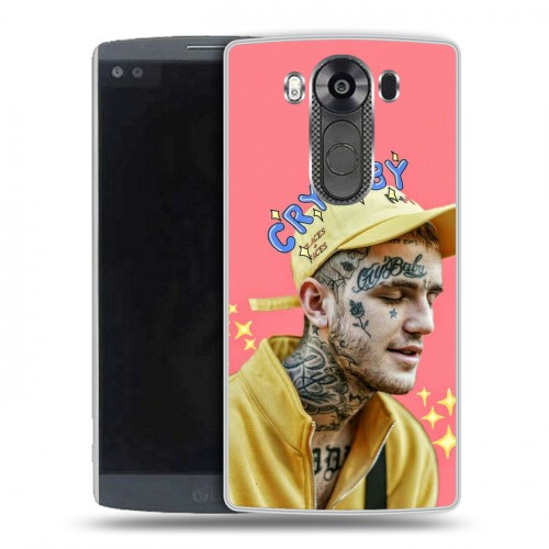 Дизайнерский пластиковый чехол для LG V10  Lil Peep