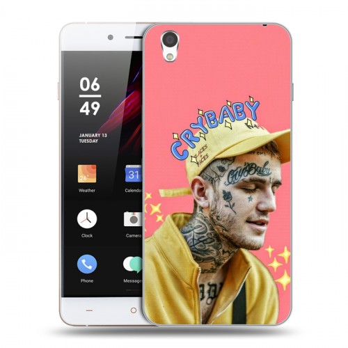 Дизайнерский пластиковый чехол для OnePlus X  Lil Peep