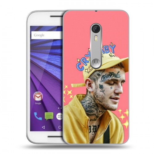 Дизайнерский пластиковый чехол для Lenovo Moto G  Lil Peep