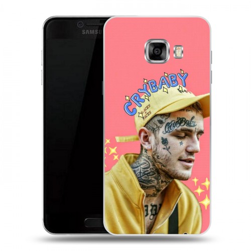 Дизайнерский пластиковый чехол для Samsung Galaxy C5  Lil Peep