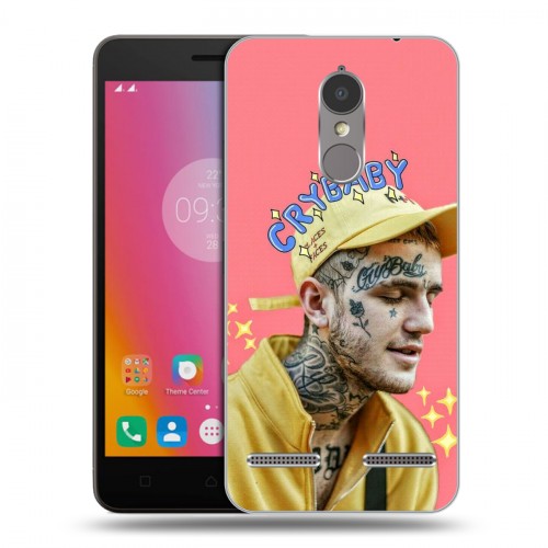 Дизайнерский силиконовый чехол для Lenovo K6  Lil Peep