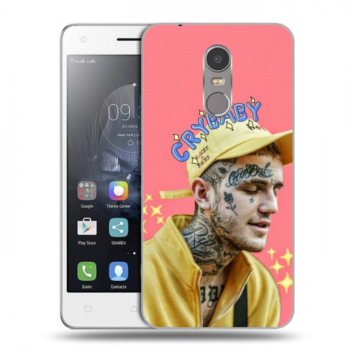 Дизайнерский пластиковый чехол для Lenovo K6 Note  Lil Peep