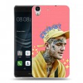 Дизайнерский пластиковый чехол для Huawei Y6II  Lil Peep