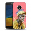 Дизайнерский пластиковый чехол для Lenovo Moto G5  Lil Peep