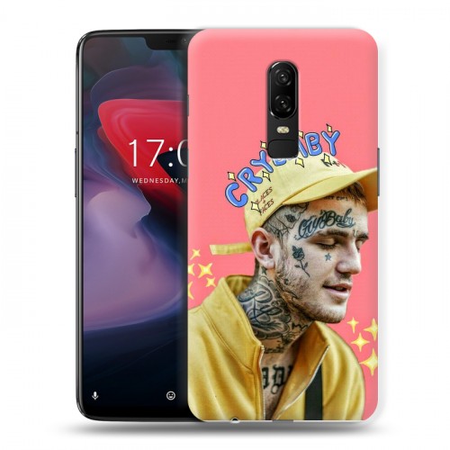 Дизайнерский пластиковый чехол для OnePlus 6  Lil Peep